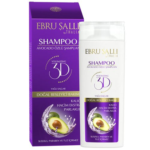 Ebru Salli by Thalia Avocado 3D Volumizing Shampoo Vettig Haar
